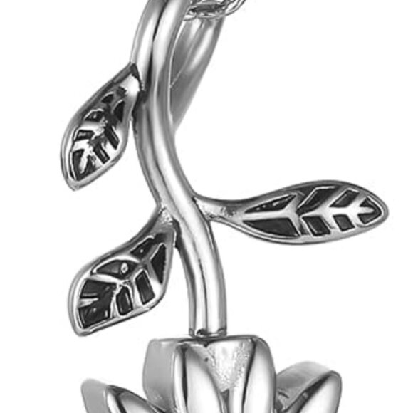 Jewelry - Sunflower Cremation Jewelry Stainless Steel Keepsake Urn Necklace for Women